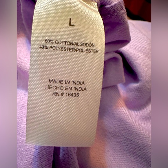 Hello Kitty Lavender T-Shirt, Kuromi, Size Large - Picture 4 of 4